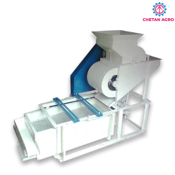 huller and shaker flat separator